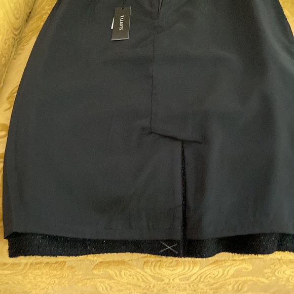 Talbots Black Shimmer Wool Blend Pencil Skirt - Picture 8 of 9